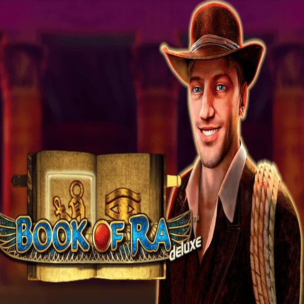 Enjoy Book of Ra Deluxe by Novomatic – logo hosted on casinodragoniaa.com