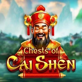 Chests of Cai Shen slot icon by Pragmatic Play, available at Dragonia Casino