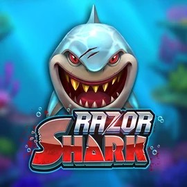 Slots logo of Razor Shark from Push Gaming at Dragonia Casino